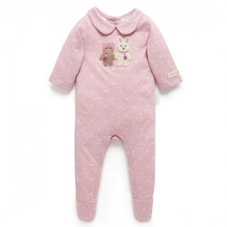 Purebaby Mini Spot Growsuit