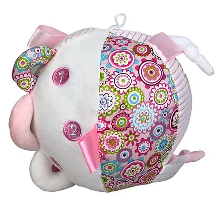 Activity Ball in Floral Pink