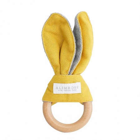 Alimrose Teether Butterscotch Linen