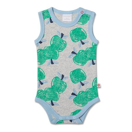 Marquise Green Apple Sleeveless Bodysuit
