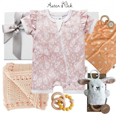 Aster & Oak Animal Themed Baby Hamper