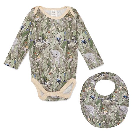 May Gibbs Riverside Onesie & Bib