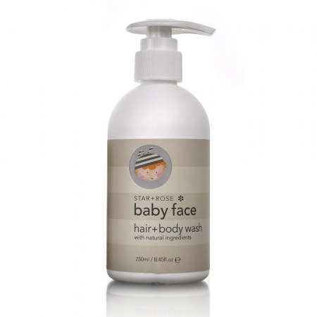 Star & Rose Baby Face Hair & Body Wash