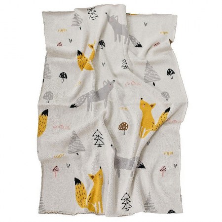 Di Lusso Freddy Fox Baby Blanket
