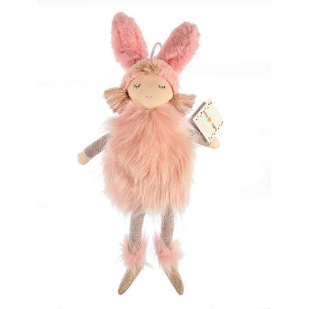 Little Girl Plush Toy with Beanie