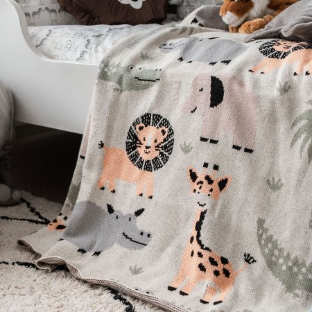 Jungle Safari Baby Blanket