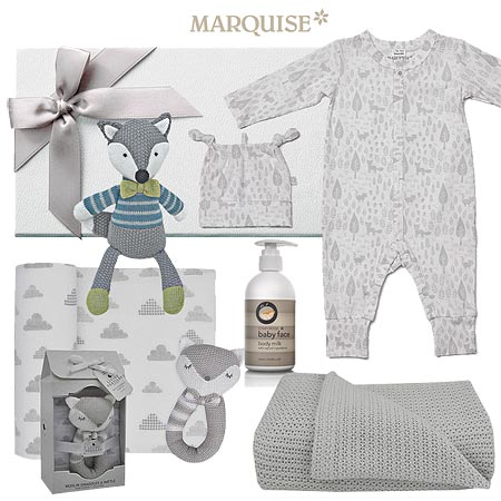 Marquise Growsuit & Beanie with Fox Theme