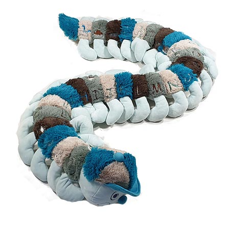 Blue & Brown Alphabet Caterpillar