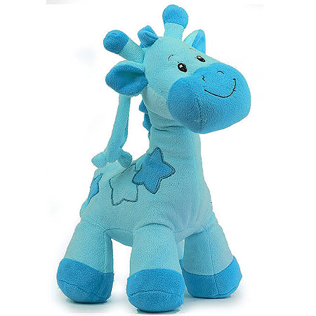 Giraffe with Rattle for a Boy