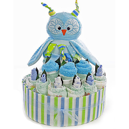 Blue Owl Baby Bouquet