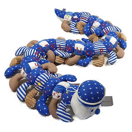 Caterpillar in Blue Stripes