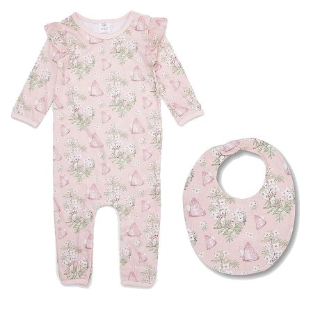 May Gibbs Boronia Onesie & Bib