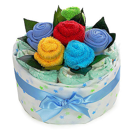 Colourful Bouquet for a Baby Boy