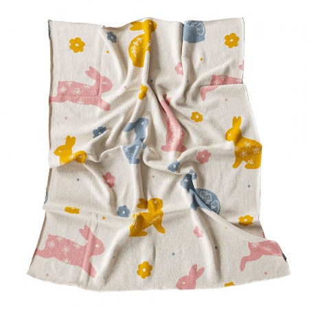 Di Lusso Benny Bunny Baby Blanket