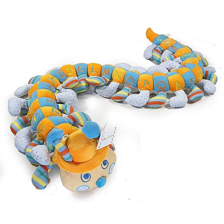 Colourful Spotted Alphabet Caterpillar for a Boy