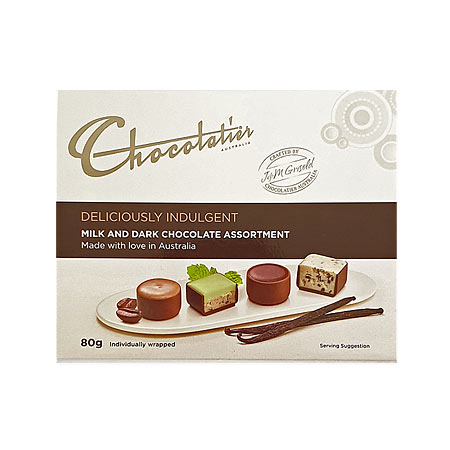 Deliciously Indulgent Milk and Dark Chocolates 80g