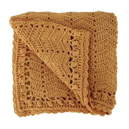 OB Designs Cinnamon Crochet Blanket