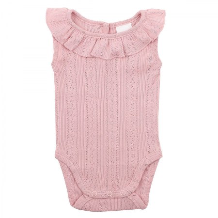 Bébé Dusky Pink Sleeveless Bodysuit
