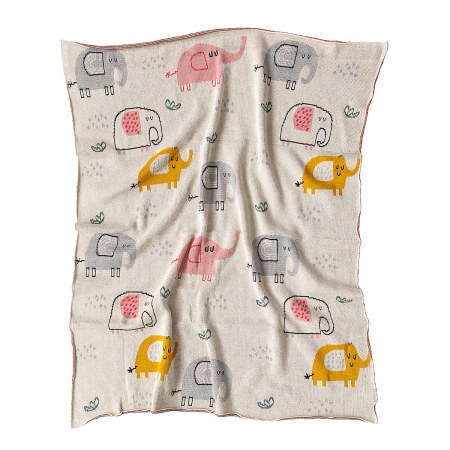 Eddie Elephants Blanket