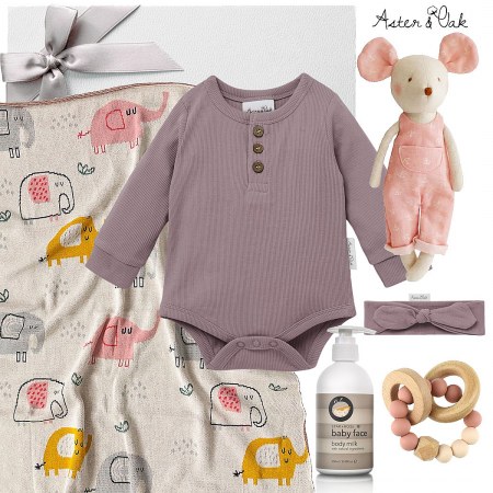 Aster & Oak Elderberry Baby Hamper