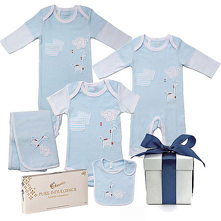Emotion and Kids Blue Giftset & Chocolates