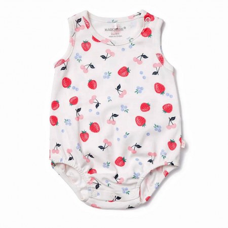Marqusie Field of Berries Frill Bodysuit