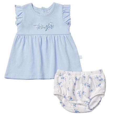 Marquise Flutter Sleeve Dress and Bloomers