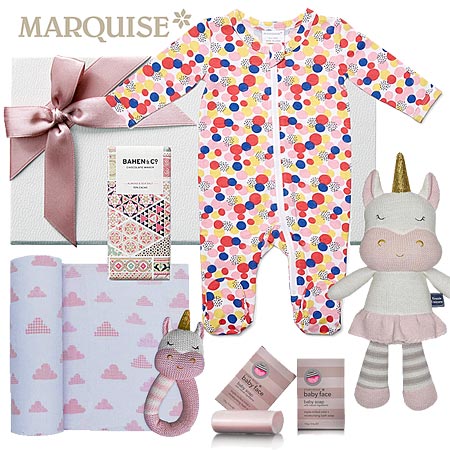 Marquise Spotted Hamper & Kenzie Gift Set