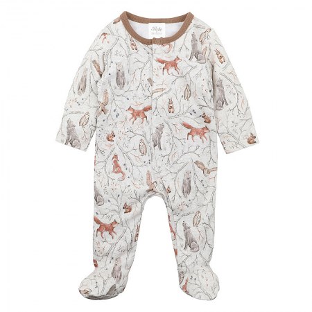 Bébé Eli Print Zip Onesie
