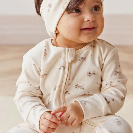 Organic Cotton Frankie Onepiece - Playful Kittens