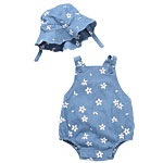 Marquise Floral Denim Bodysuit & Hat