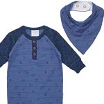 Marquise Dinosaur Studsuit & Matching Bib