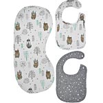 Woodlands Bib and Burb Bib Set