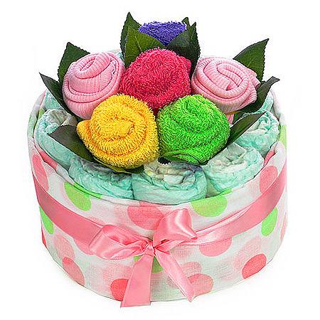 Colourful Bouquet for a Baby Girl