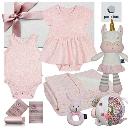 Petit Lem Deluxe Baby Girl Hamper