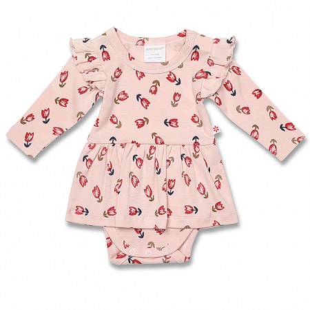 Marquise Tulips Bodysuit Dress