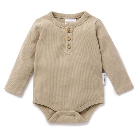 Aster & Oak Hazelnut Rib Bodysuit