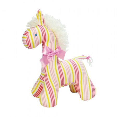 Kate Finn Peach Stripes Horse