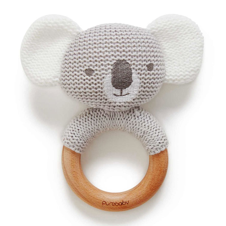 Purebaby Koala Rattle