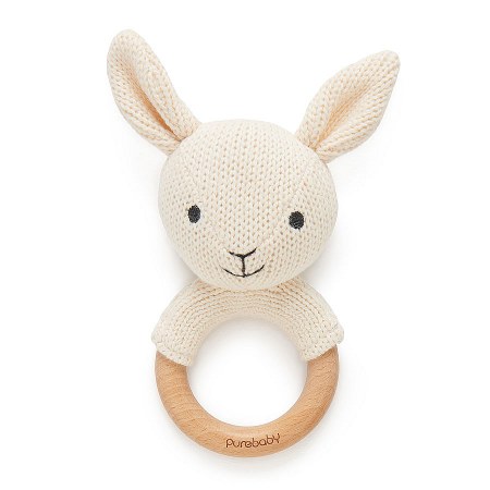 Purebaby Rabbit Rattle