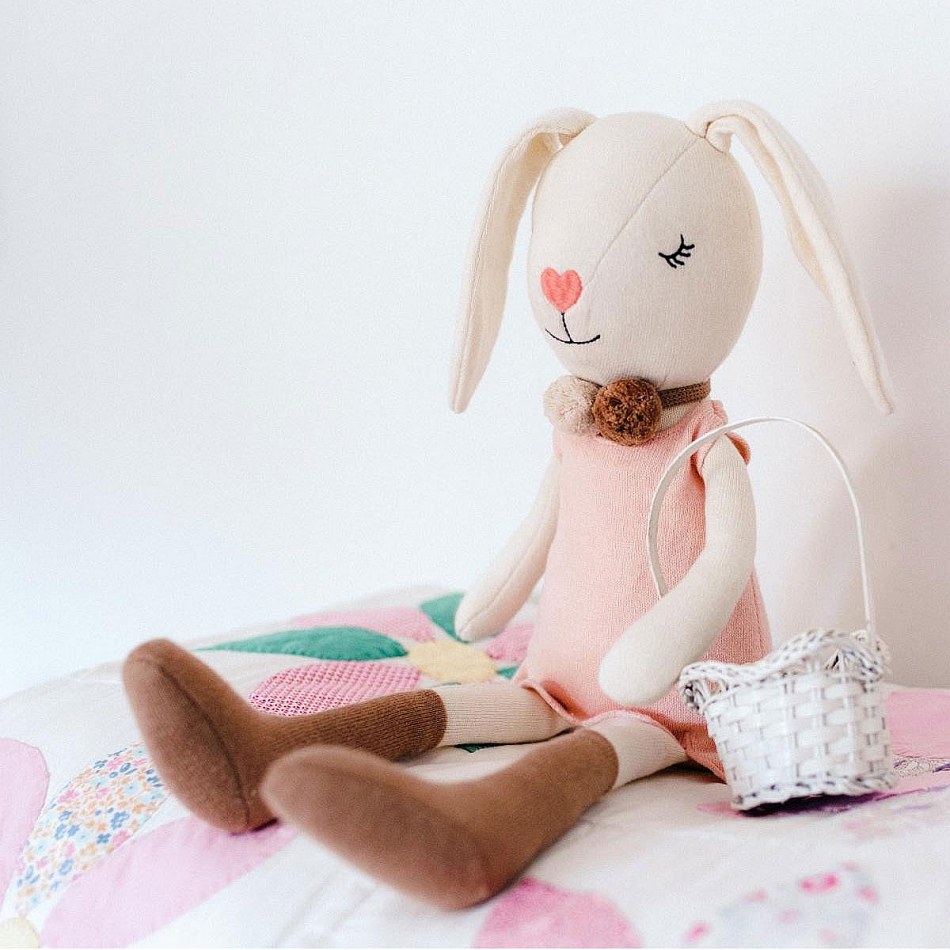 Charlotte Organic Knit Bunny My Baby Gifts