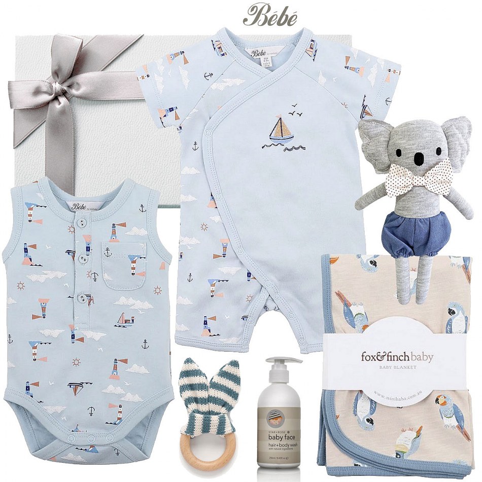 Bébé Beachside Baby Boy Gift Set My Baby Gifts