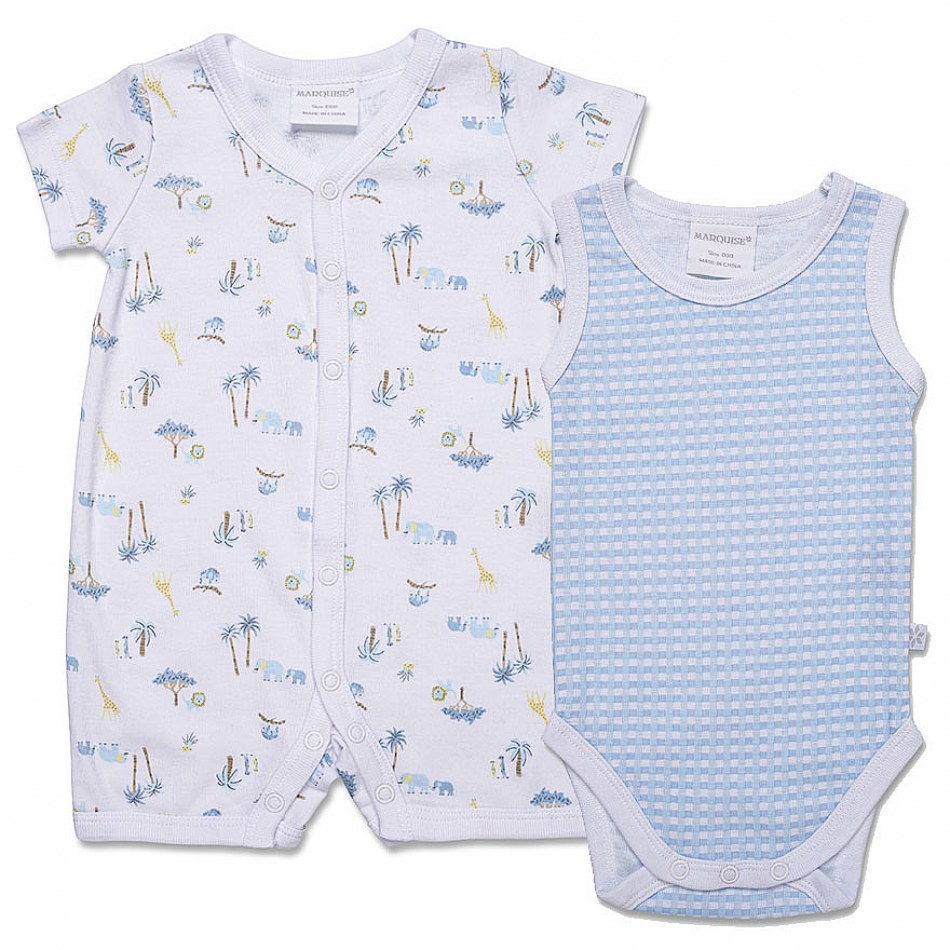 Marquise Boy Safari Romper & Body Singlet : My Baby Gifts