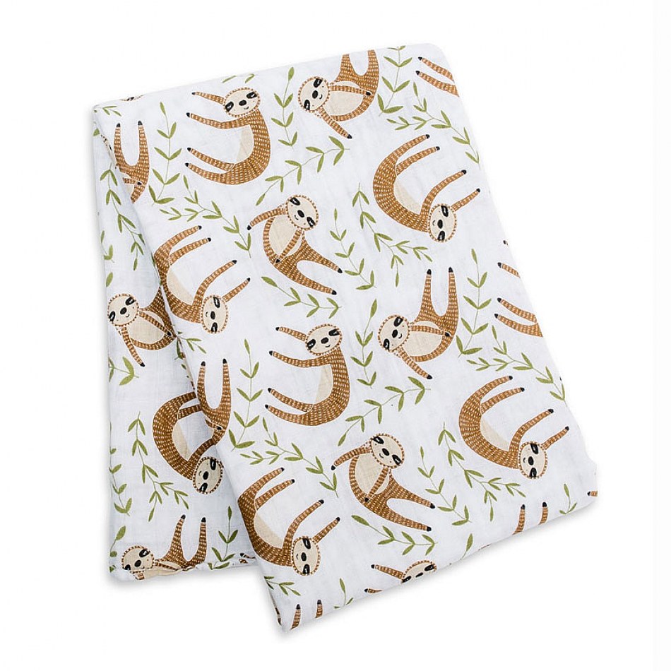 sloth swaddle blanket