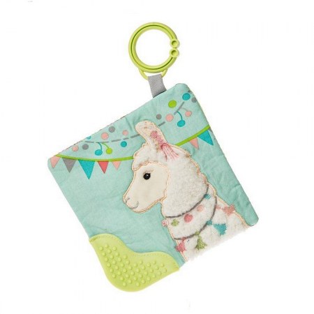Lily Llama Crinkle Teether