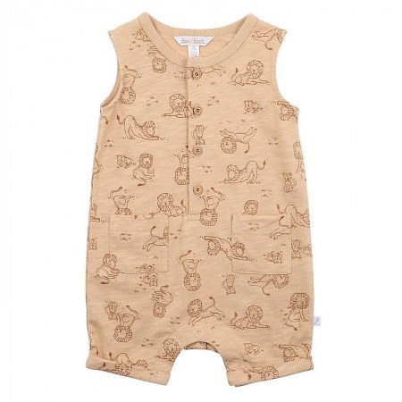 Fox & Finch Lion Print Romper