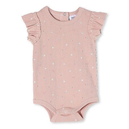 Milky Lotus Rib Bubbysuit