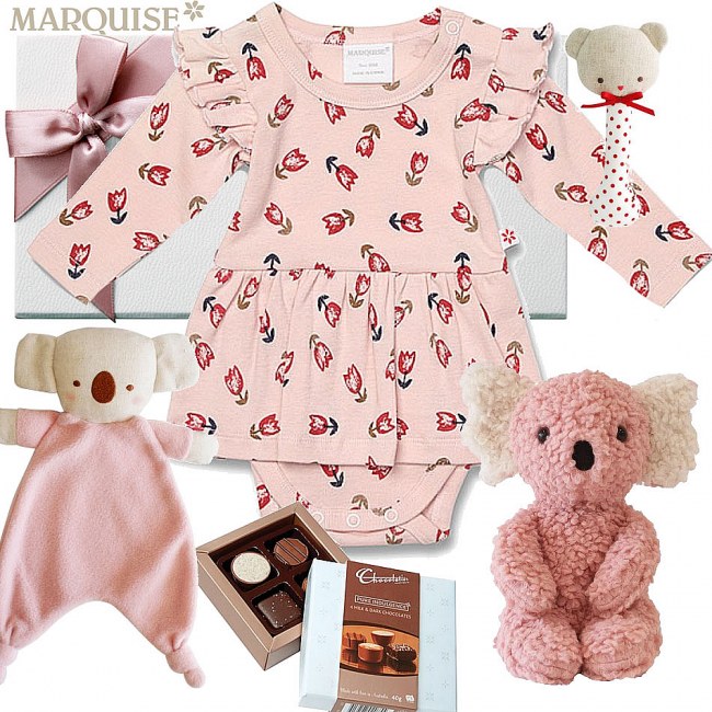 Marquise Newborn Gift Hamper for a Girl