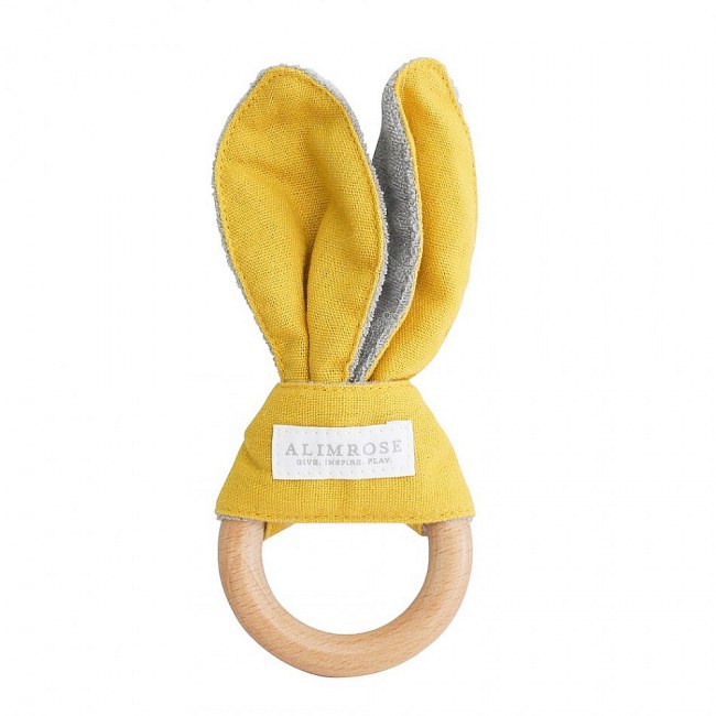 Alimrose Teether Butterscotch Linen