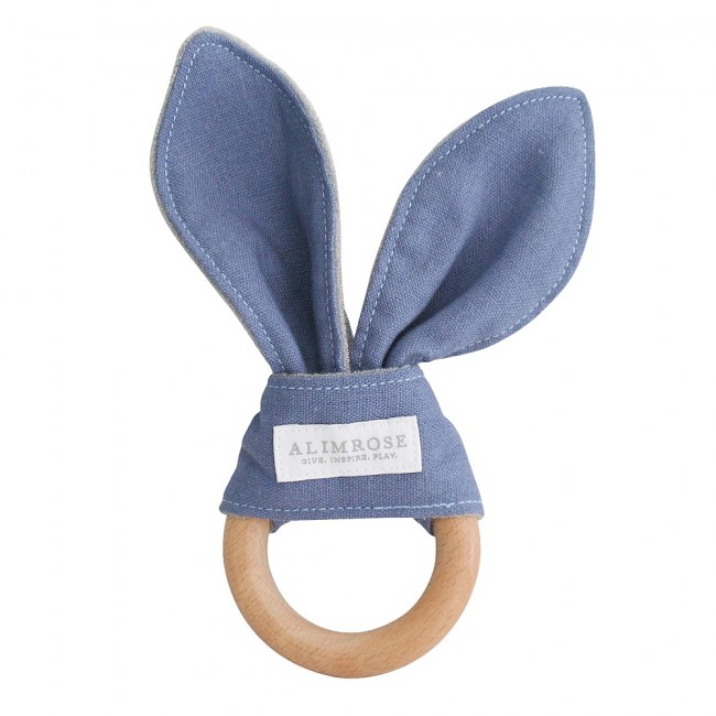 Alimrose Teether Chambray Linen